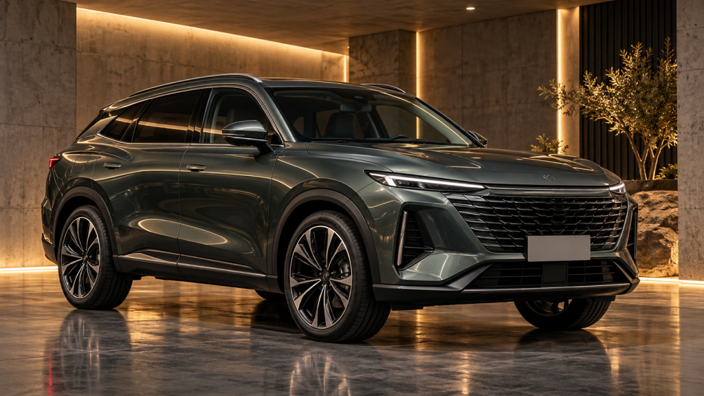 Нейтральное изображение автомобиля без логотипов для страницы выкупа Changan UNI-K