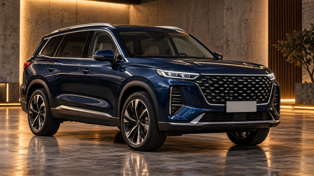 Нейтральное изображение автомобиля без логотипов для страницы выкупа Chery Tiggo 8 Pro Max