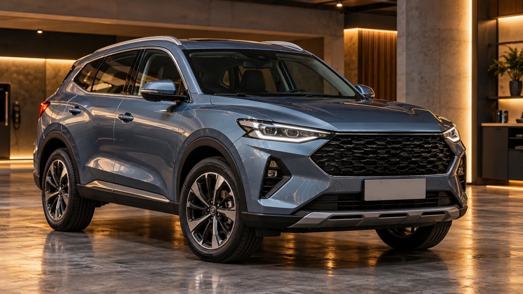 Нейтральное изображение автомобиля без логотипов для страницы выкупа Haval F7